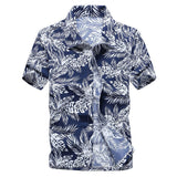 Mens Summer Fashion Beach Hawaiian Shirt Brand Slim Fit Short Sleeve Floral Shirts Casual Holiday Party Clothing Camisa Hawaiana
