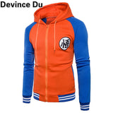 hoodies Mens 2018 Autumn Hoody Men Dragon Ball Coat Casual Male Jacket Moleton Masculino Fashion Boy hoodies Sweatshirt M-3XL