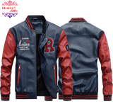 Bradley Baseball Jacket (Blue)